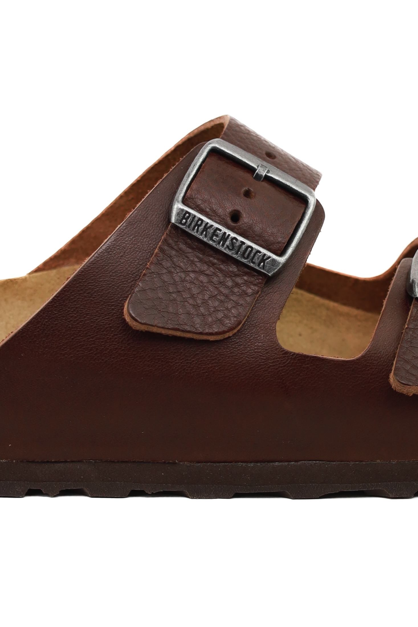 Birkenstock sandalo uomo arizona in pelle marrone