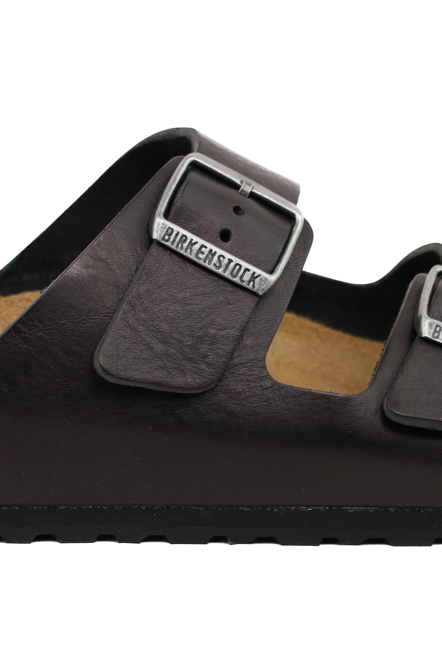 Birkenstock sandalo uomo arizona in pelle nero