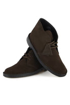 Asak scarpe stringate desert boot in pelle scamosciata marrone