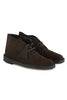 SCARPE STRINGATE DESERT BOOT IN PELLE SCAMOSCIATA MARRONE