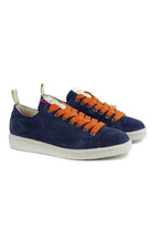 Panchic sneaker in suede con lacci colorati blu