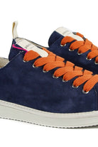 Panchic sneaker in suede con lacci colorati blu