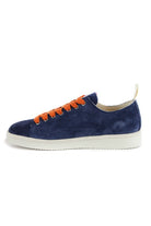 Panchic sneaker in suede con lacci colorati blu