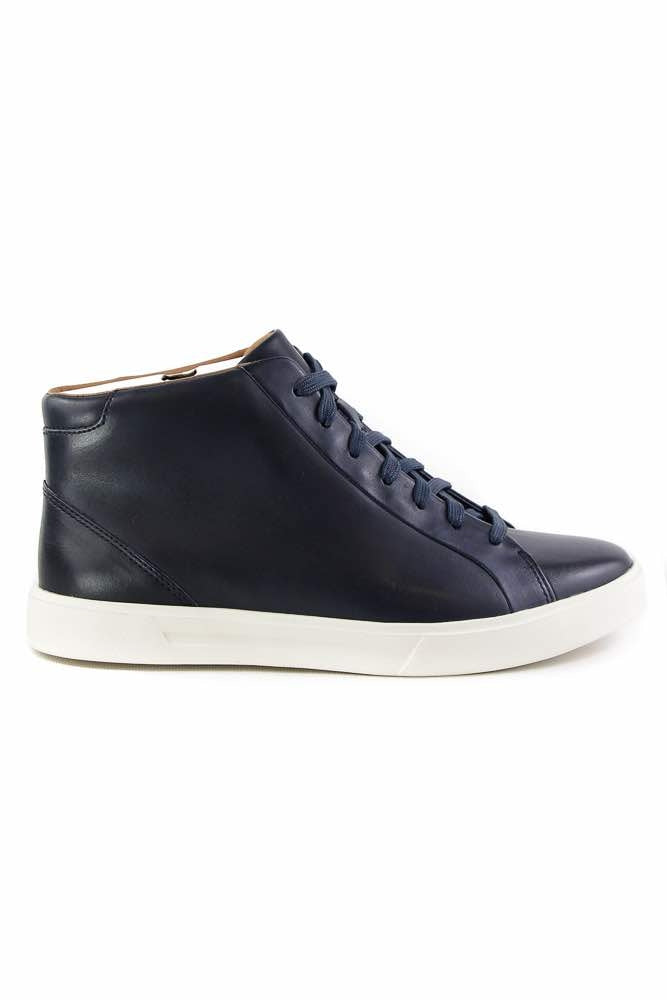 Asak sneakers alte in vera pelle blu