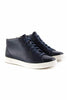 HOHE SNEAKERS AUS ECHTEM BLAUEM LEDER