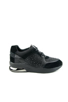 Liu Jo Scarpe sneakers con strass ton sur ton su tomaia nero