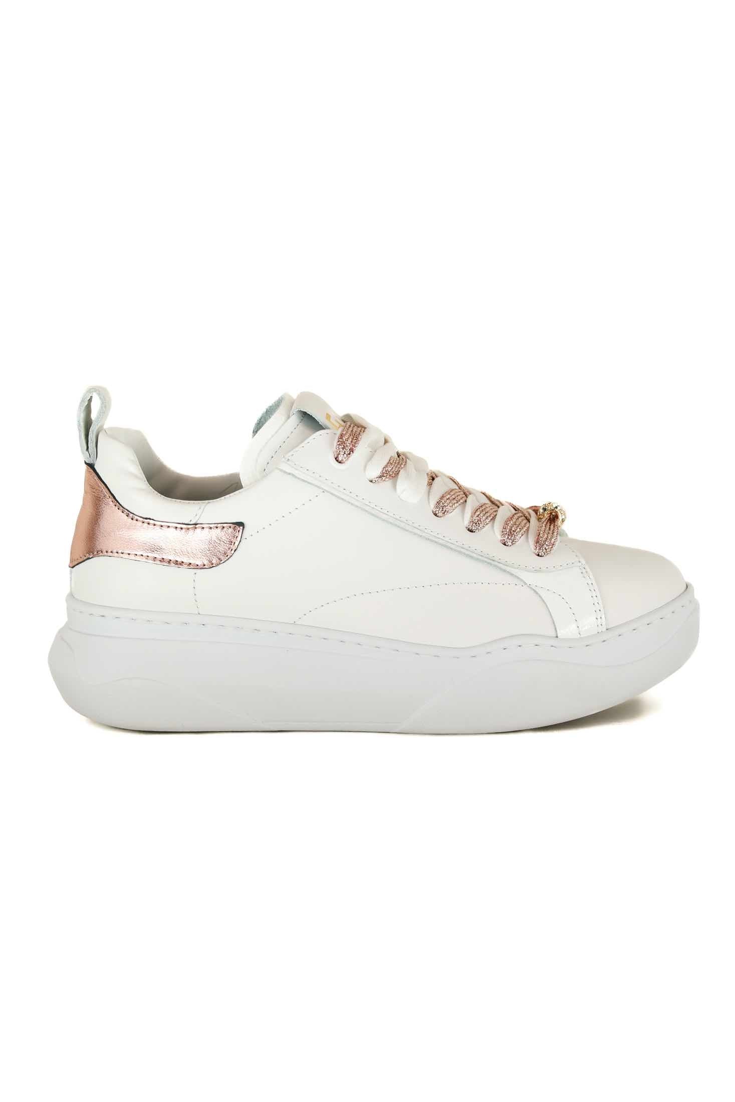 Gio sneakers donna in pelle bianco