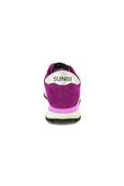 Sun68 Scarpe sneakers donna in pelle e tessuto ciclamino