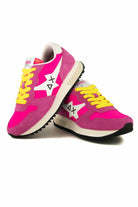 Sun68 Scarpe sneakers donna in pelle e tessuto fuxia