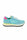 WOMEN'S SNEAKERS IN LEATHER AND TURQUOISE FABRIC