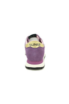 Sun68 Scarpe sneakers donna in pelle e tessuto viola