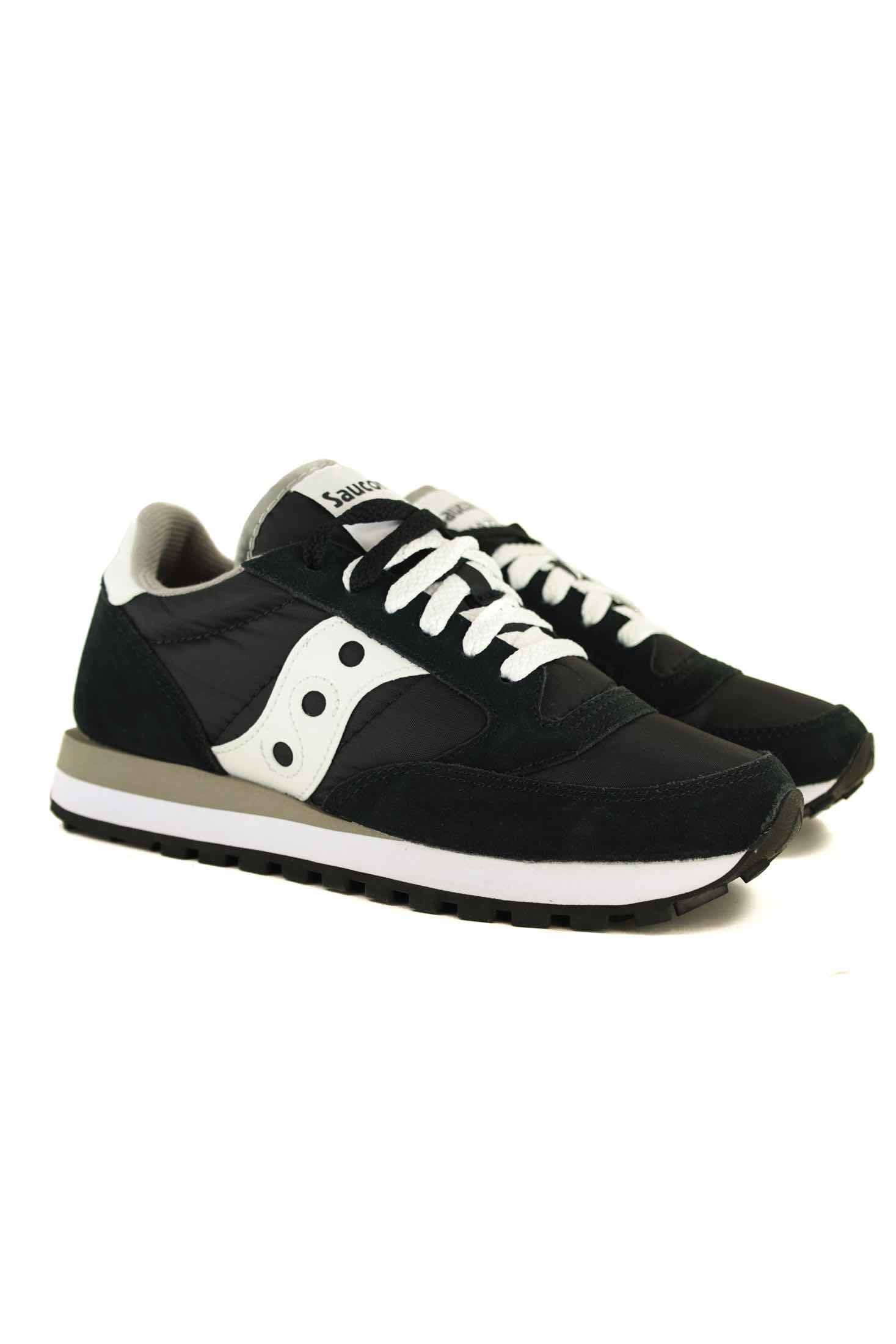 Saucony sneakers donna jazz originals in pelle e nylon nero