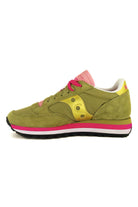 Saucony sneakers donna jazz triple in pelle e nylon verde