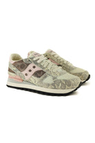 Saucony sneakers donna shadow in pelle stampa rettile beige