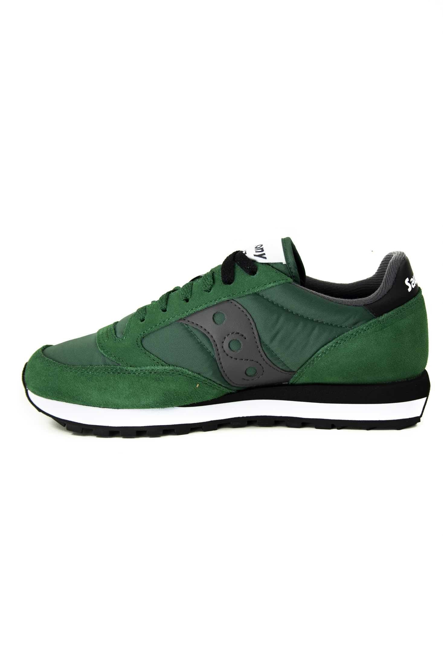 Saucony sneakers jazz originals in pelle e tessuto verde