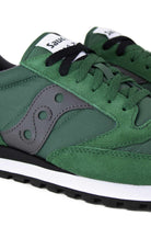 Saucony sneakers jazz originals in pelle e tessuto verde