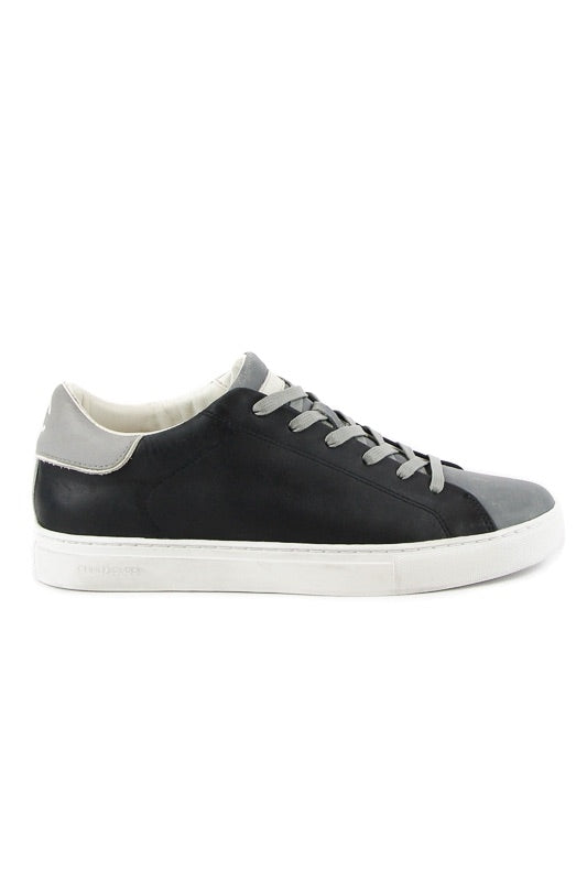 Crime sneakers low in pelle nero