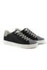 SNEAKERS LOW IN PELLE NERO