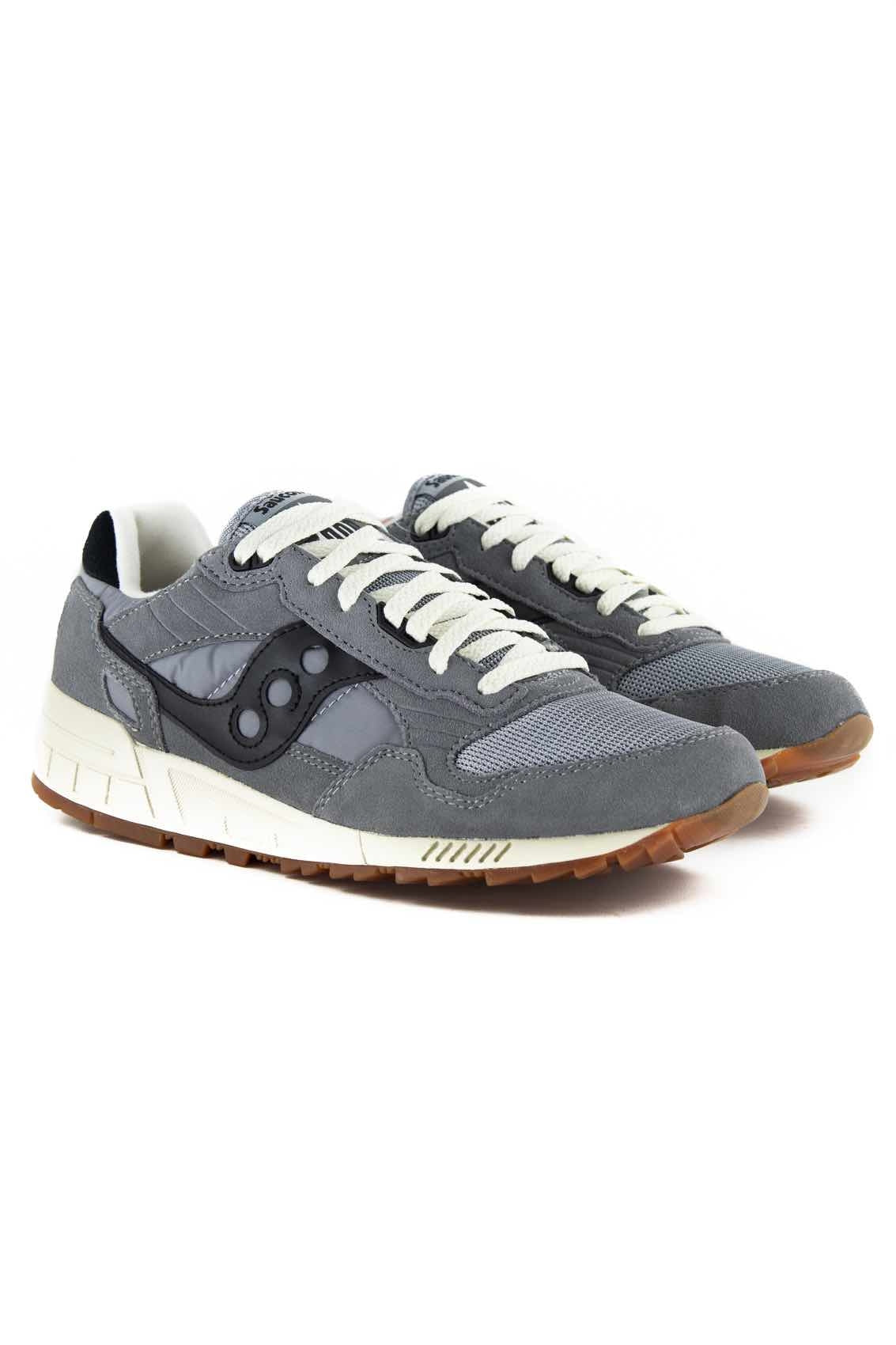 Saucony sneakers shadow 5000 in pelle e tessuto grigio