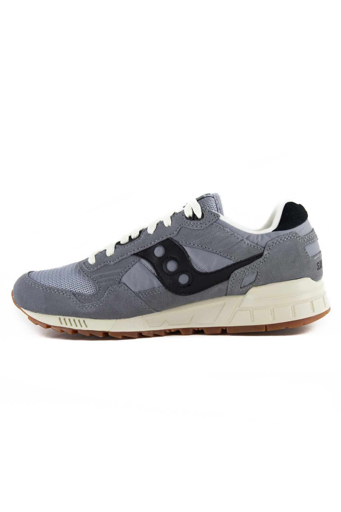 Saucony sneakers shadow 5000 in pelle e tessuto grigio