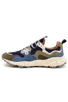 Falc sneakers uomo in camoscio e tessuto blu