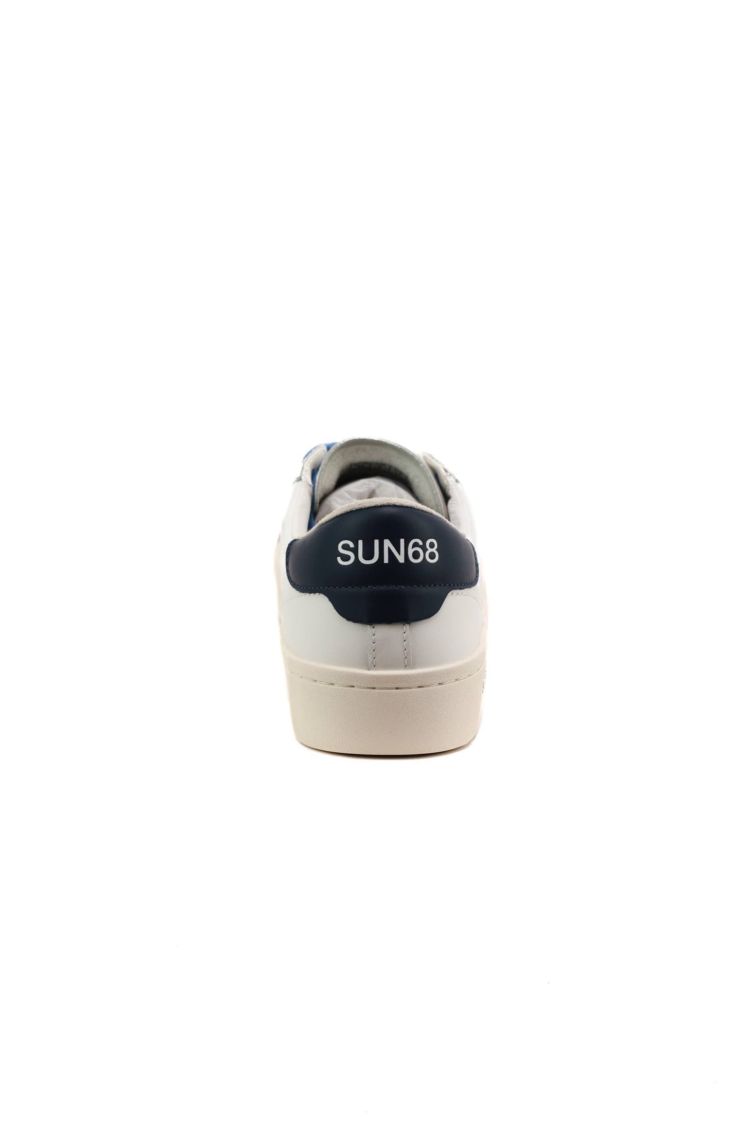 Sun68 Scarpe sneakers uomo in pelle bianco