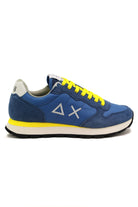 Sun68 Scarpe sneakers uomo in pelle e tessuto avio