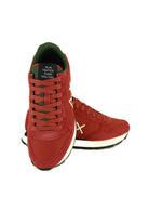 Sun68 Scarpe sneakers uomo in pelle e tessuto coccio