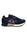 SNEAKERS UOMO IN PELLE E TESSUTO DETTAGLI FLUO BLU