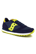 Saucony sneakers uomo jazz original in pelle e tessuto blu