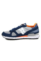 Saucony sneakers uomo shadow original in pelle e tessuto blu