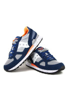 Saucony sneakers uomo shadow original in pelle e tessuto blu