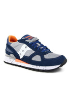 Saucony sneakers uomo shadow original in pelle e tessuto blu