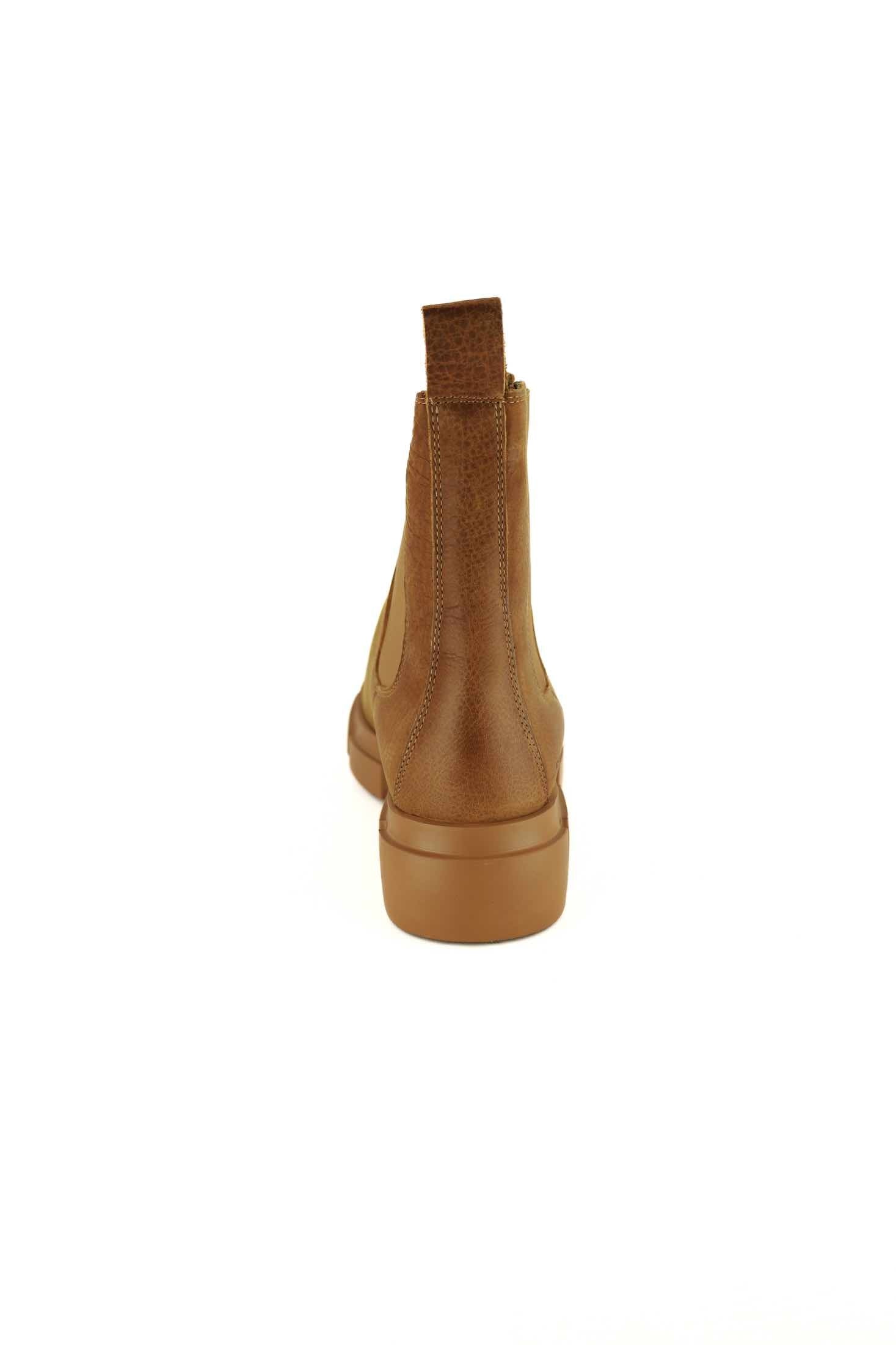 Copenhagen stivaletto donna in pelle cognac