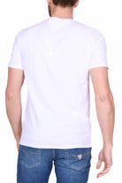 Guess Uomo t-shirt con manica corta con logo iconico bianco