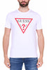 T-SHIRT CON MANICA CORTA CON LOGO ICONICO BIANCO