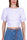 WHITE BALLOON SLEEVE CROPPED T-SHIRT