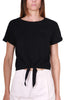 T-SHIRT CROPPED NERO