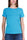 WOMEN'S CREW NECK T-SHIRT IN TURQUOISE COTTON