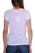 Sun68 Uomo t-shirt donna girocollo in jersey di modal bianco