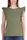 WOMEN'S CREW NECK T-SHIRT IN JERSEY AND GREEN POPLIN