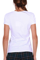 Liu Jo White t-shirt girocollo con logo bianco