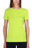 T-SHIRT GIROCOLLO CON LOGO RICAMATO GIALLO