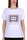 T-SHIRT GIROCOLLO CON STAMPA E STRASS BIANCO