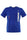 T-SHIRT GIROCOLLO CON STAMPA LOGO IN PURO COTONE BLU