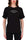 CREW NECK T-SHIRT WITH BLACK LOGO PRINT