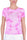 FUCHSIA TIE AND DYE CREW NECK T-SHIRT