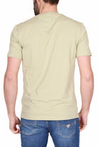 Guess Uomo t-shirt manica corta con logo beige