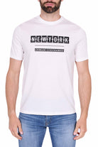 Ax Uomo t-shirt manica corta con stampa bianco