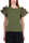 SHORT SLEEVE T-SHIRT WITH GREEN RUFFLES